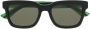 Gucci Eyewear Zonnebril met wayfarer montuur Zwart - Thumbnail 1