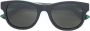 Gucci Eyewear Web arm contrast glasses Zwart - Thumbnail 1
