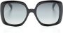 Gucci Eyewear Zonnebril met D-montuur Zwart - Thumbnail 1