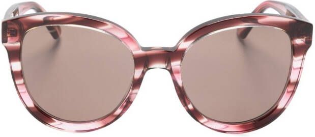 Gucci Eyewear Zonnebril met cat-eye montuur Roze