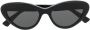 Gucci Eyewear Zonnebril met cat-eye montuur Zwart - Thumbnail 1