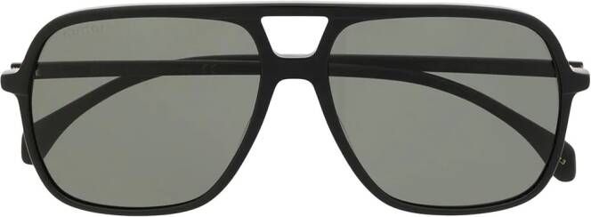 Gucci Eyewear Zonnebril met navigator montuur Zwart