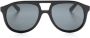 Gucci Eyewear Zonnebril met oversized montuur Zwart - Thumbnail 1
