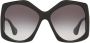 Gucci Eyewear Zonnebril met oversized montuur Zwart - Thumbnail 1