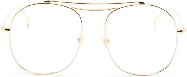 Gucci Eyewear Zonnebril met piloten montuur Goud