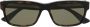 Gucci Eyewear Zonnebril met rechthoekig montuur Zwart - Thumbnail 1