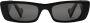 Gucci Eyewear Zonnebril met rechthoekig montuur Zwart - Thumbnail 1
