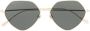 Gucci Eyewear Zonnebril met rond montuur Goud - Thumbnail 1