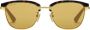 Gucci Eyewear Zonnebril met rond montuur Goud - Thumbnail 1