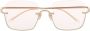 Gucci Eyewear Zonnebril met vierkant montuur Goud - Thumbnail 1