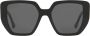Gucci Eyewear Zonnebril met vierkant montuur Zwart - Thumbnail 1