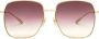 Gucci Eyewear Zonnebril met vierkant montuur Rood - Thumbnail 1