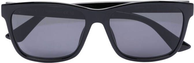 Gucci Eyewear Zonnebril met vierkant montuur Zwart