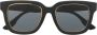Gucci Eyewear Zonnebril met vierkant montuur Zwart - Thumbnail 1