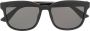 Gucci Eyewear Zonnebril met vierkant montuur Zwart - Thumbnail 1