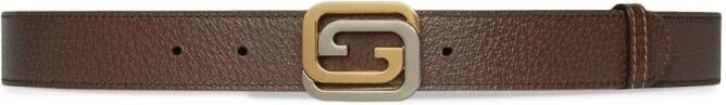 Gucci Omkeerbare gespriem met GG-logo Beige