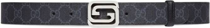 Gucci Gespriem met GG-logo Zwart