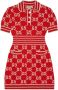 Gucci Mini-jurk met jacquard Rood - Thumbnail 1