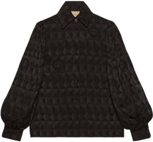 Gucci Blouse met geometrische print Zwart