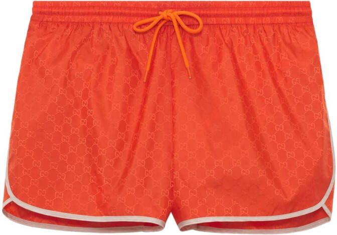Gucci Shorts met trekkoord Oranje