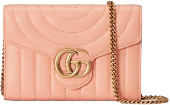 Gucci GG Marmont mini schoudertas Roze