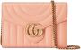 Gucci GG Marmont mini schoudertas Roze - Thumbnail 1
