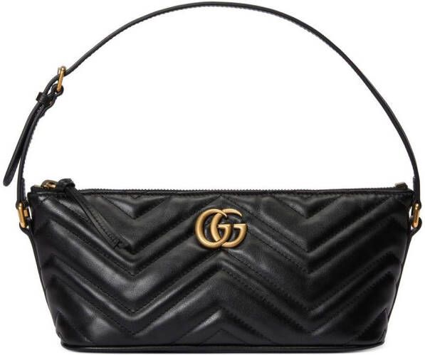Gucci GG Marmont schoudertas Zwart