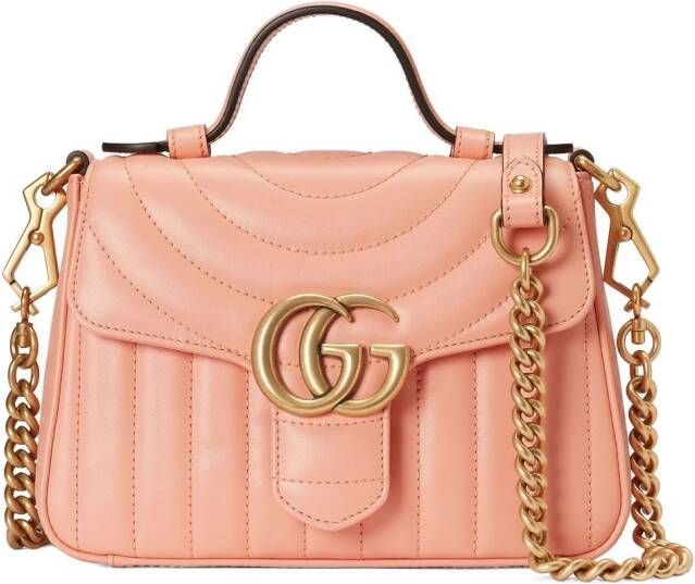 Gucci GG Marmont kleine tas Roze