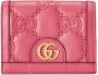 Gucci GG matelassé pasjeshouder portemonnee Roze - Thumbnail 1