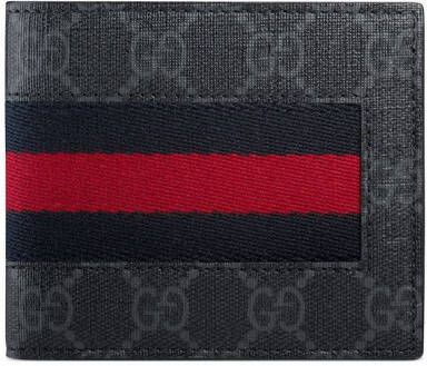 Gucci GG-Supreme portemonnee Zwart