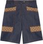 Gucci High waist bermuda shorts Blauw - Thumbnail 1