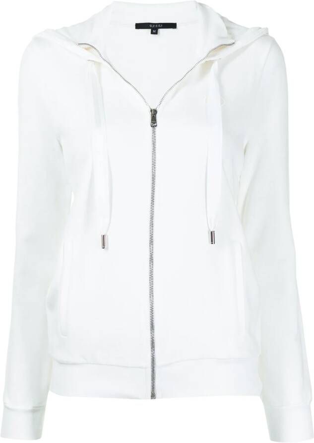 Gucci Hoodie met logoprint Wit