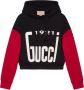 Gucci Hoodie met logoprint Zwart - Thumbnail 1