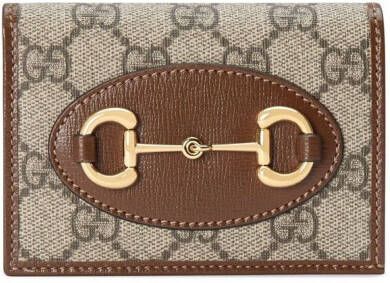 Gucci 1955 portemonnee met print Beige