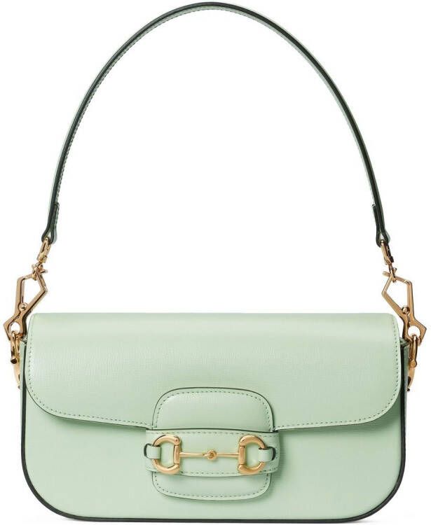 Gucci Horsebit 1955 kleine schoudertas Groen