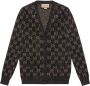 Gucci Vest met GG jacquard Zwart - Thumbnail 1