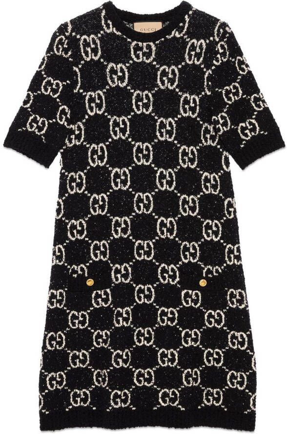 Gucci Jurk met korte mouwen Zwart