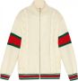 Gucci Kabelgebreid bomberjack Beige - Thumbnail 1