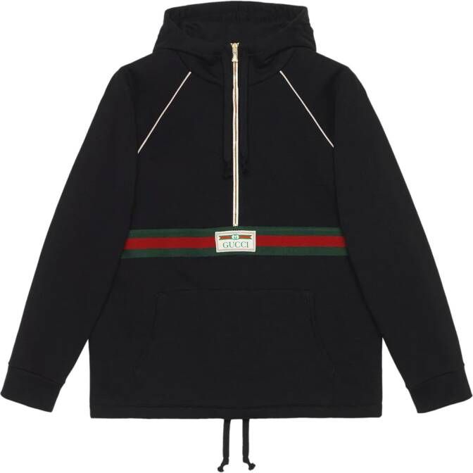 Gucci Katoenen hoodie Zwart