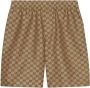 Gucci Katoenen shorts Bruin - Thumbnail 1