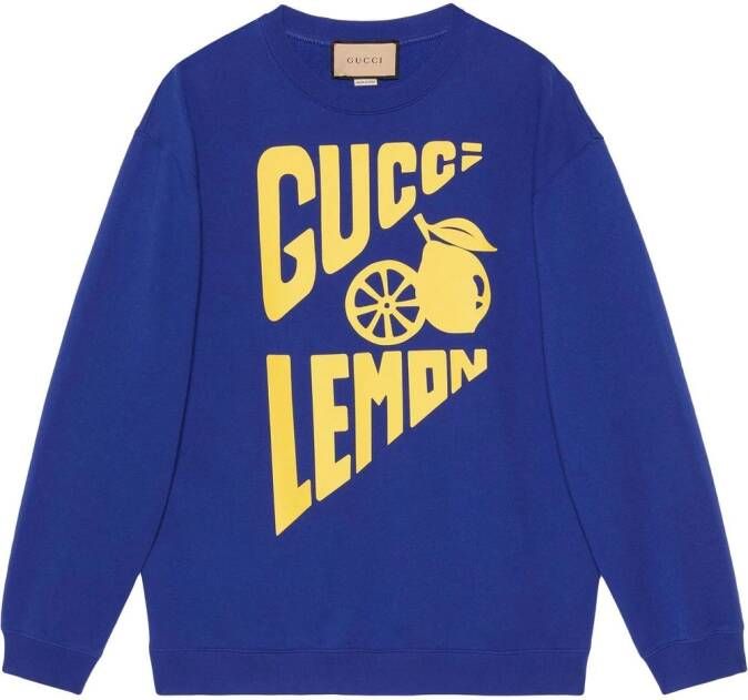 Gucci Katoenen sweater Blauw