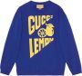 Gucci Katoenen sweater Blauw - Thumbnail 1