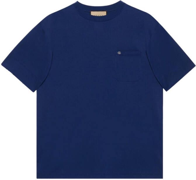 Gucci Katoenen T-shirt Blauw