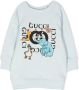 Gucci Kids Sweater met logoprint Blauw - Thumbnail 1
