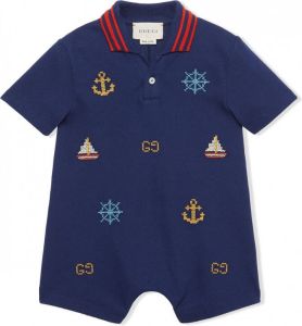 Gucci Kids Babypakje met patroon Blauw