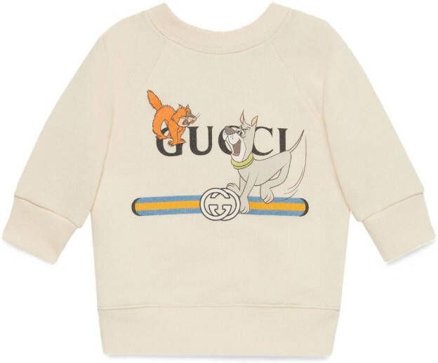 Gucci Kids x The Jetsons katoenen T-shirt Beige