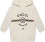 Gucci Kids Hoodie met geborduurd logo Wit - Thumbnail 1