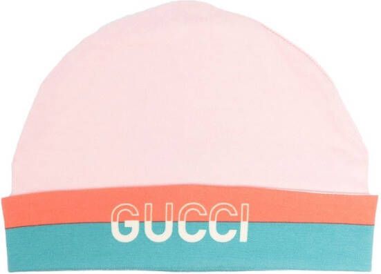 Gucci Kids Muts met logo Roze