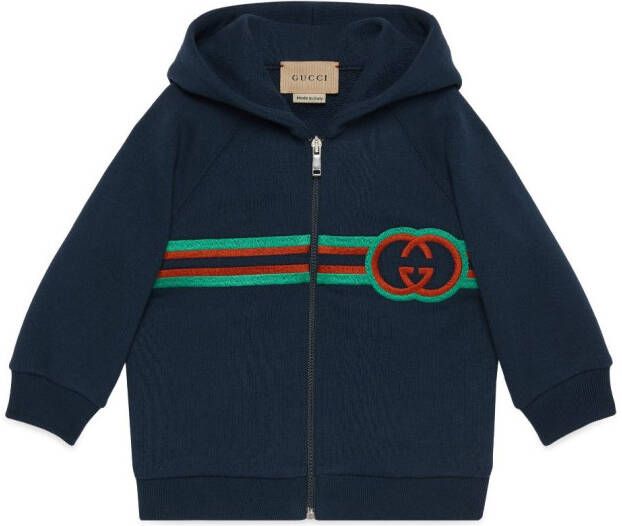 Gucci Kids Sweater met GG-logo Blauw