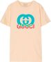 Gucci Kids T-shirt met GG logo Groen - Thumbnail 1